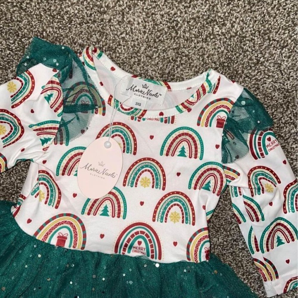 Nwt Rainbow Christmas Tulle Dress — image 6 of 6